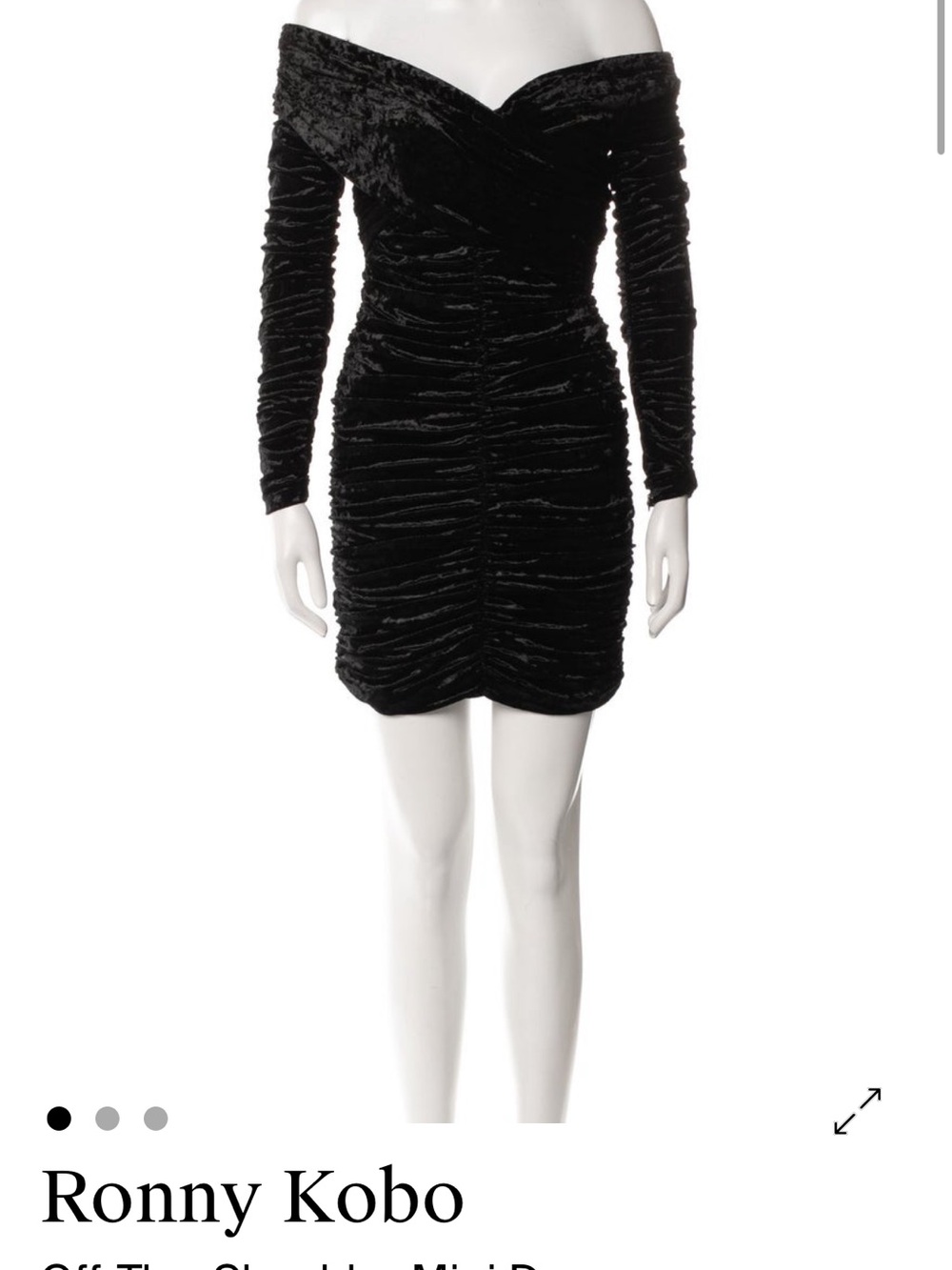 Ronny kobo off shoulder dress